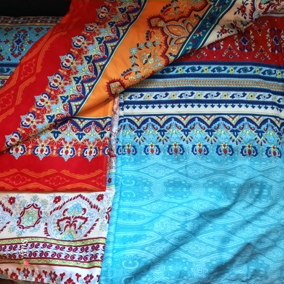 Duvet Cover Set, Multi-Coloured Pattern - Picture 2 of 6